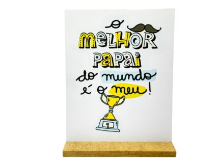 DECOR PLAQUINHA MELHOR PAI