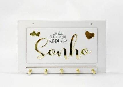 PORTA CHAVE SONHO APLIQUE